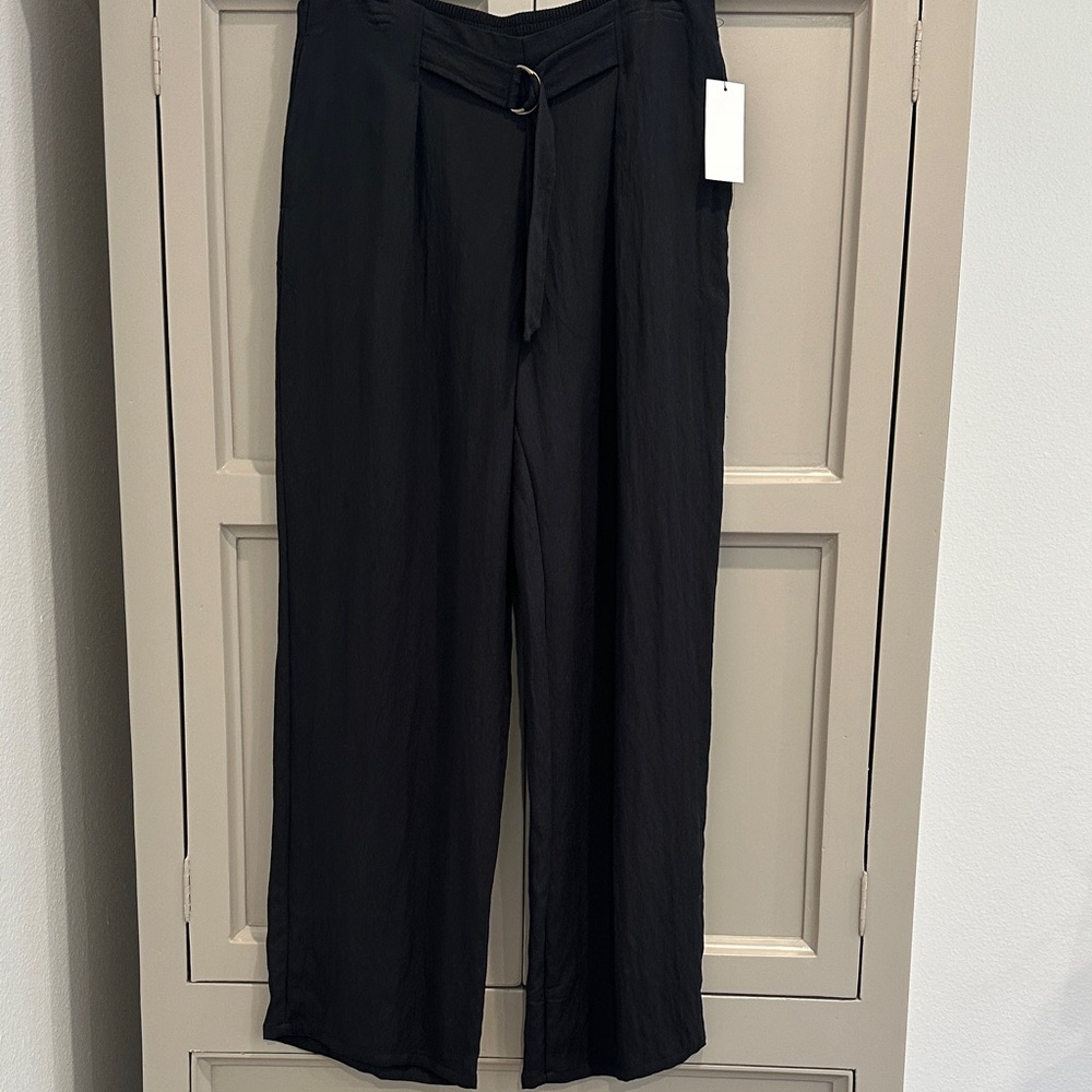 BCX Wide Leg Black Pants New - Picture 7 of 10